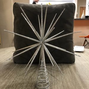 Crate and Barrel shiny tree topper